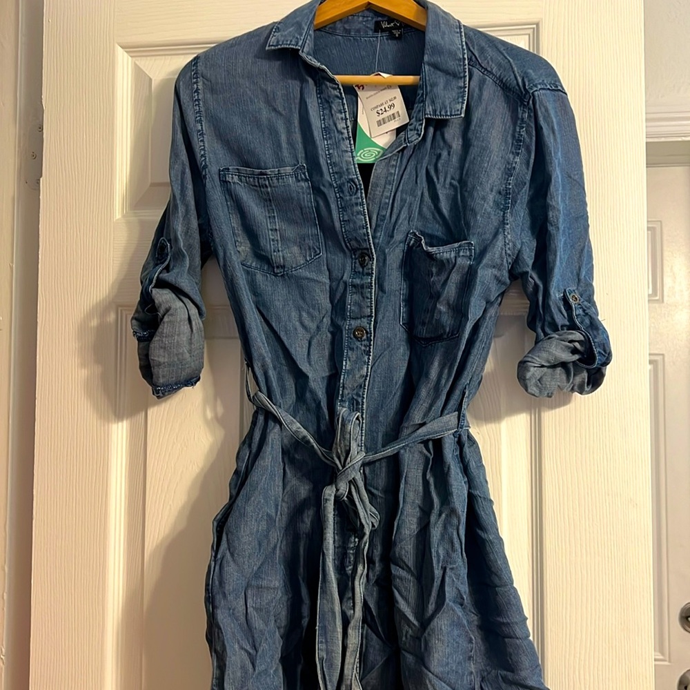 TJMAXX Cute Jean dress, new, tag still on